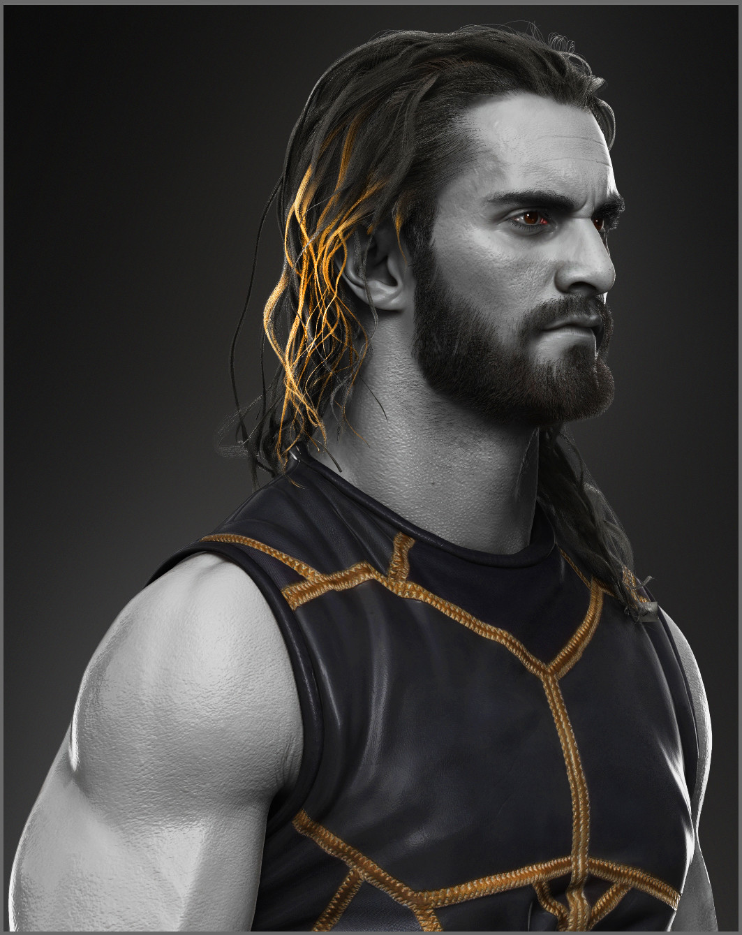 Wwe Seth Rollins Hairstyle - HD Wallpaper 