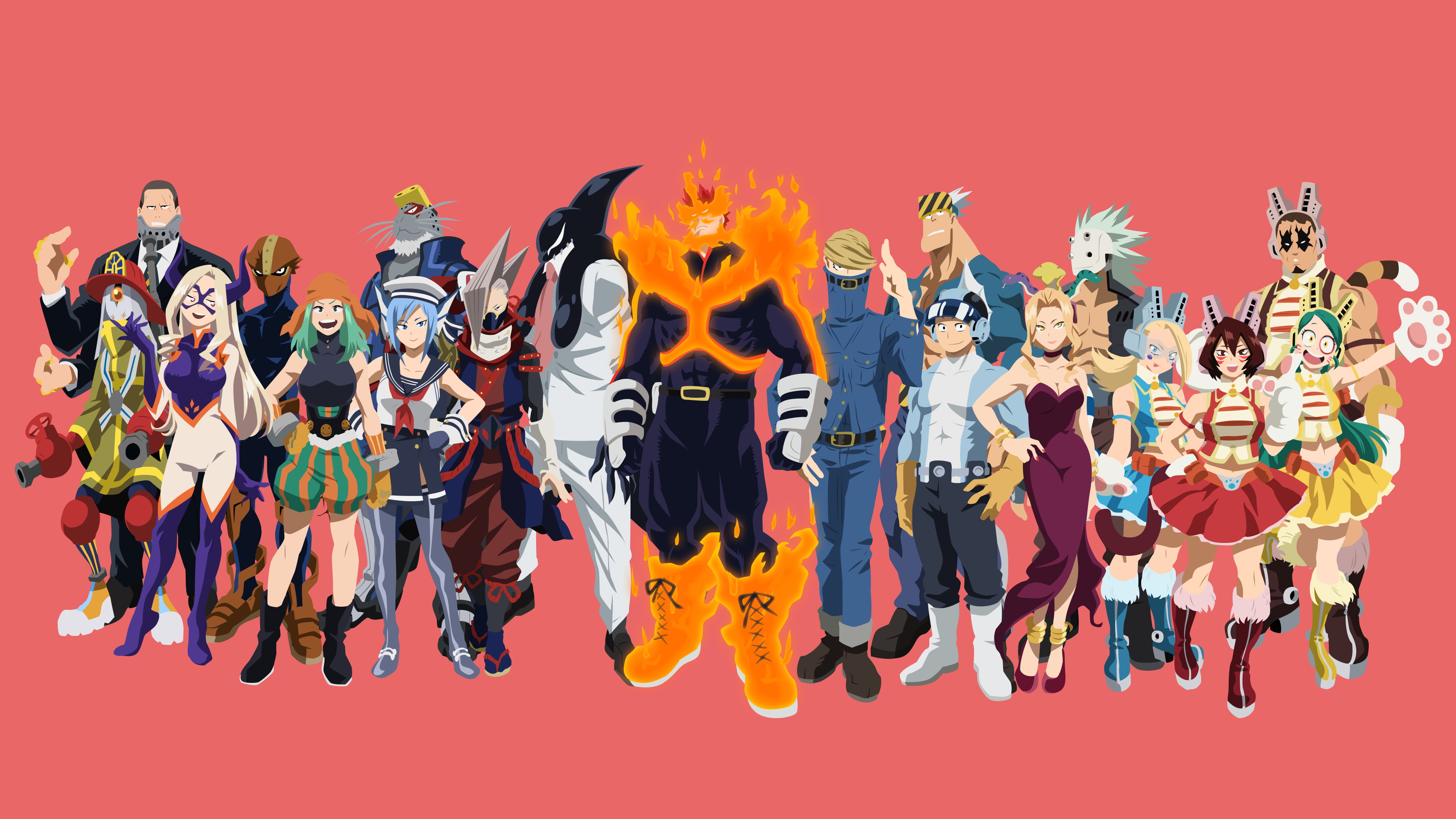 My Hero Academia Pro Heroes - HD Wallpaper 