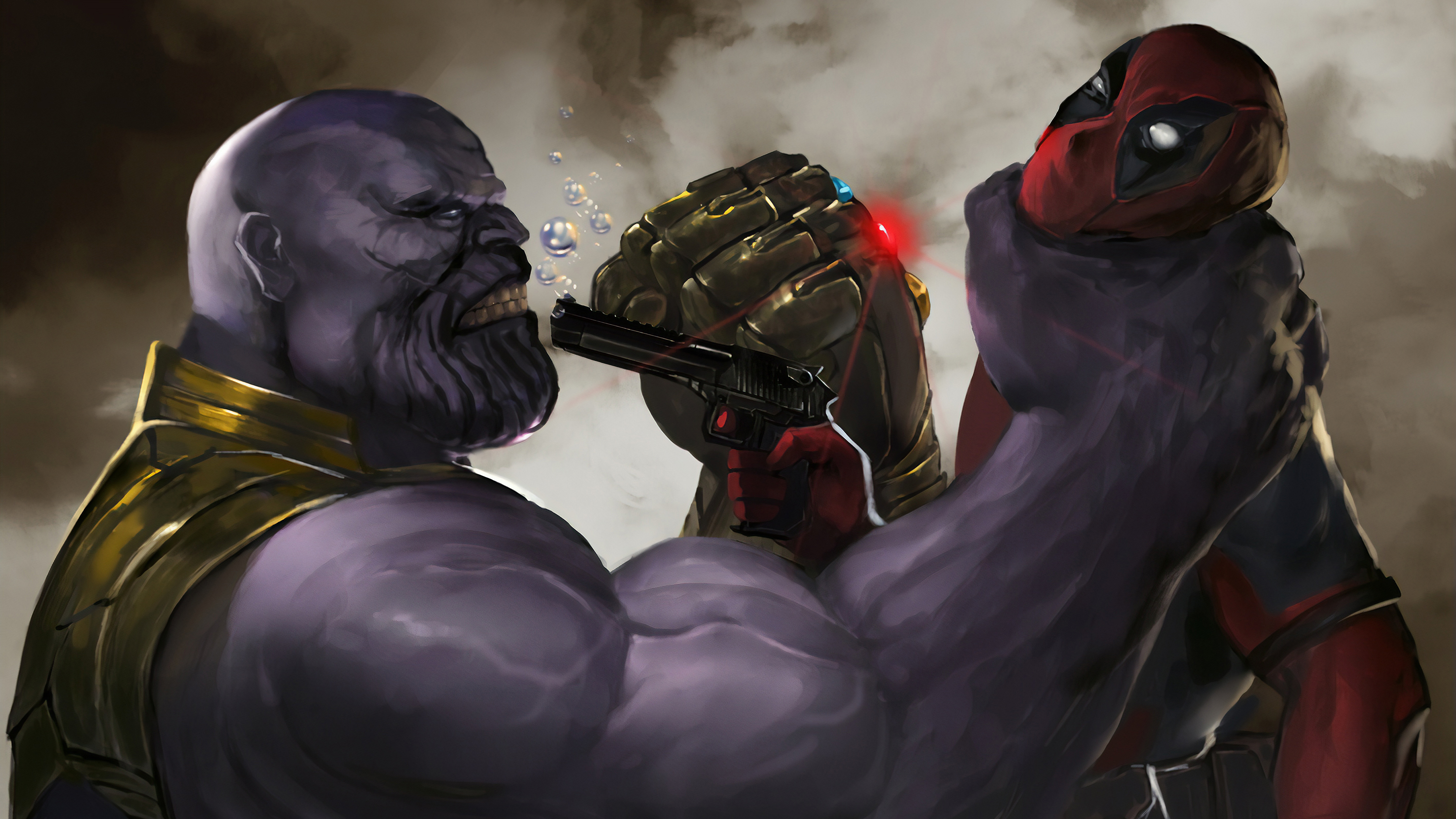 Deadpool 4k Wallpaper Vs Thanos - 3840x2160 Wallpaper Deadpool 4k Wallpaper Vs Thanos - 3840x2160 Wallpaper