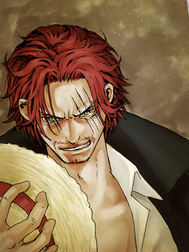 One Piece Shanks Fanart - HD Wallpaper 