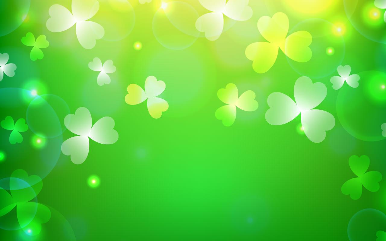 St Patrick Day Wallpaper Shamrocks - St Patricks Day Powerpoint Background - HD Wallpaper 