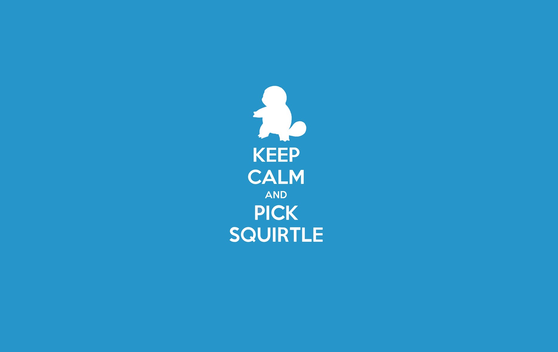 Keep Calm Blue Pokemon Squirtle - HD Wallpaper 