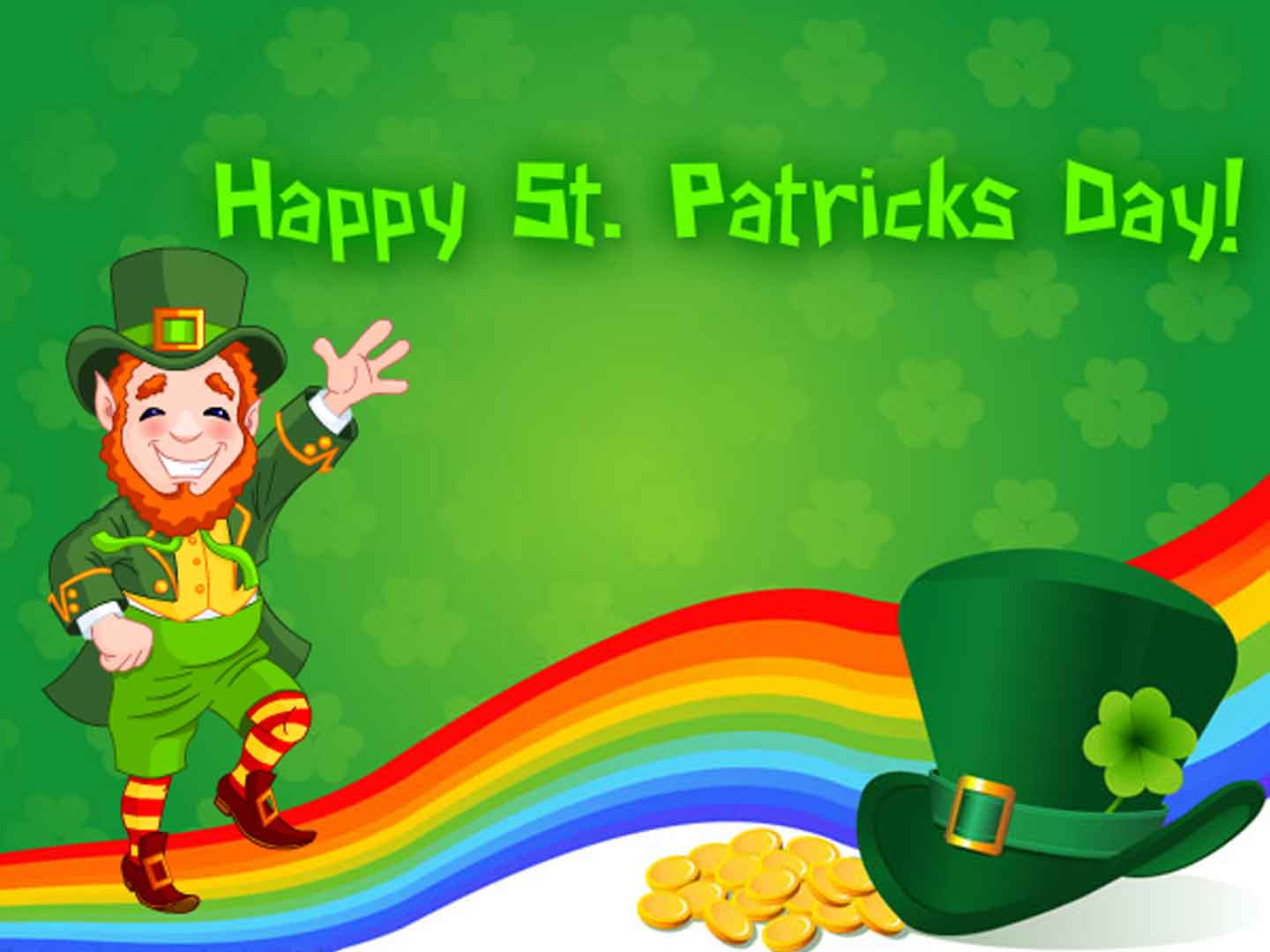 Irish Man Wishes You Happy Saint Patrick S Day Wallpaper - Happy St Patrick's Day Background - HD Wallpaper 