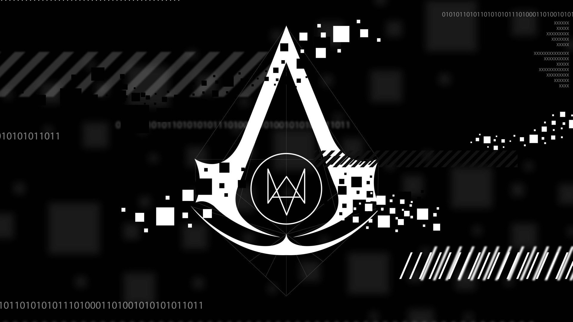 Watch Dogs 2 Wallpaper Logo - HD Wallpaper 