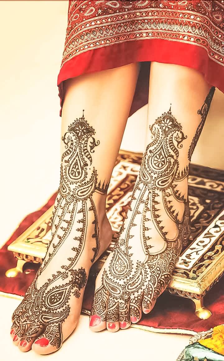 Bridal Arabic Mehndi Design - HD Wallpaper 
