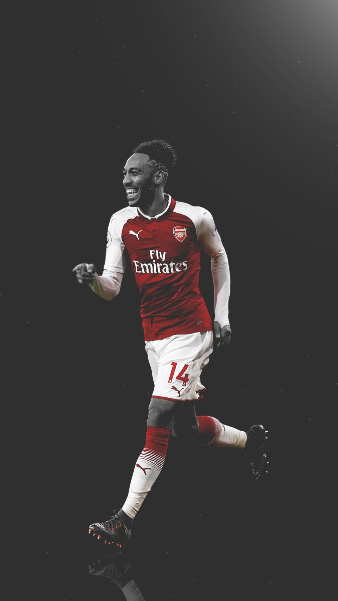 Aubameyang Arsenal Wallpaper Iphone - HD Wallpaper 