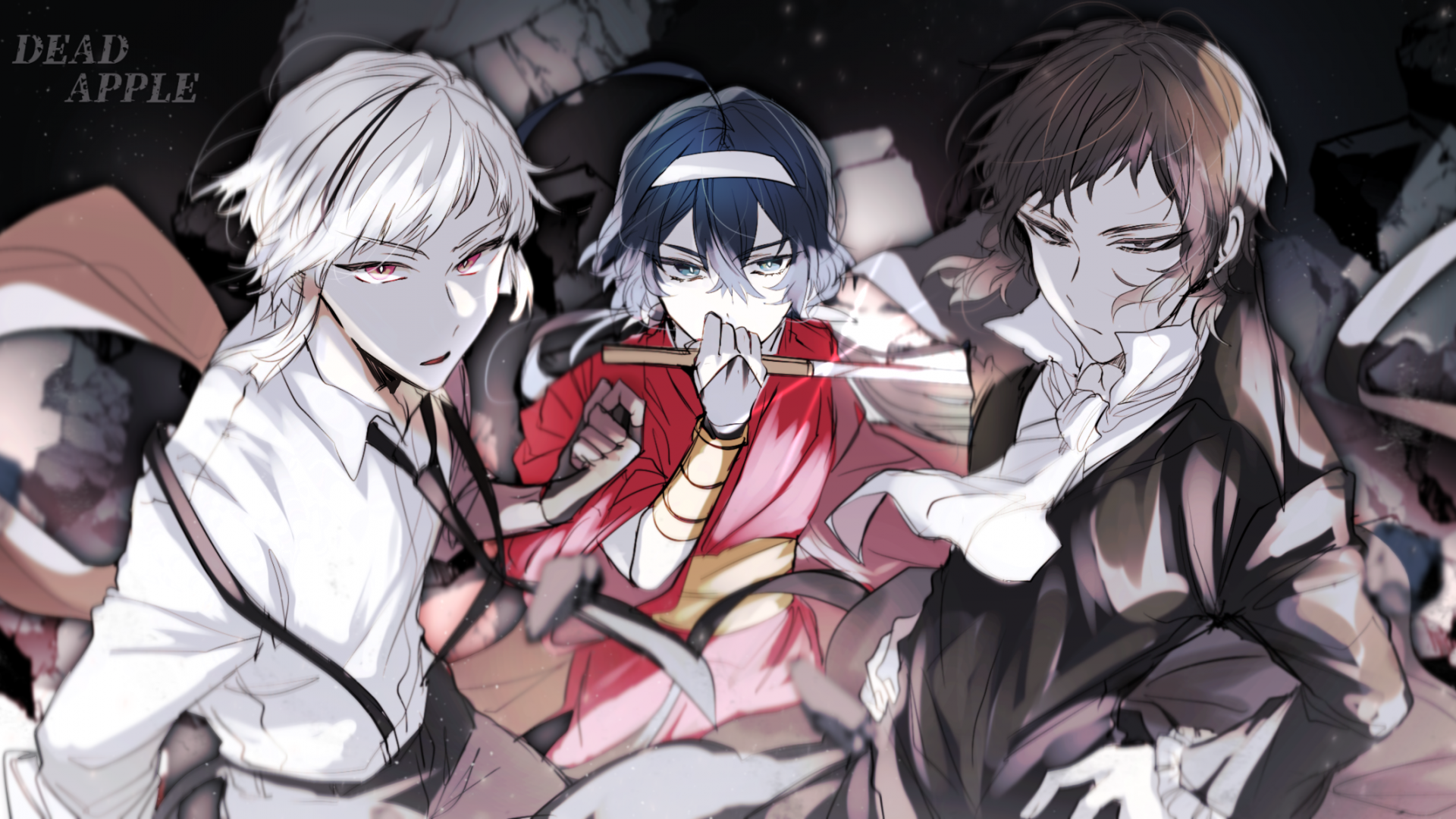 Bungou Stray Dogs, Nakajima Atsushi, Dazai Osamu, Nakahara - Bungou Stray Dogs Atsushi Tiger - HD Wallpaper 