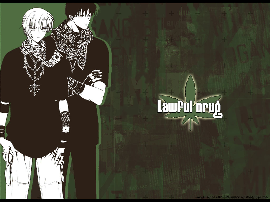 Clamp, Legal Drug, Rikuo Himura, Kazahaya Kudou Wallpaper Lawful Drugs Manga 1024x768