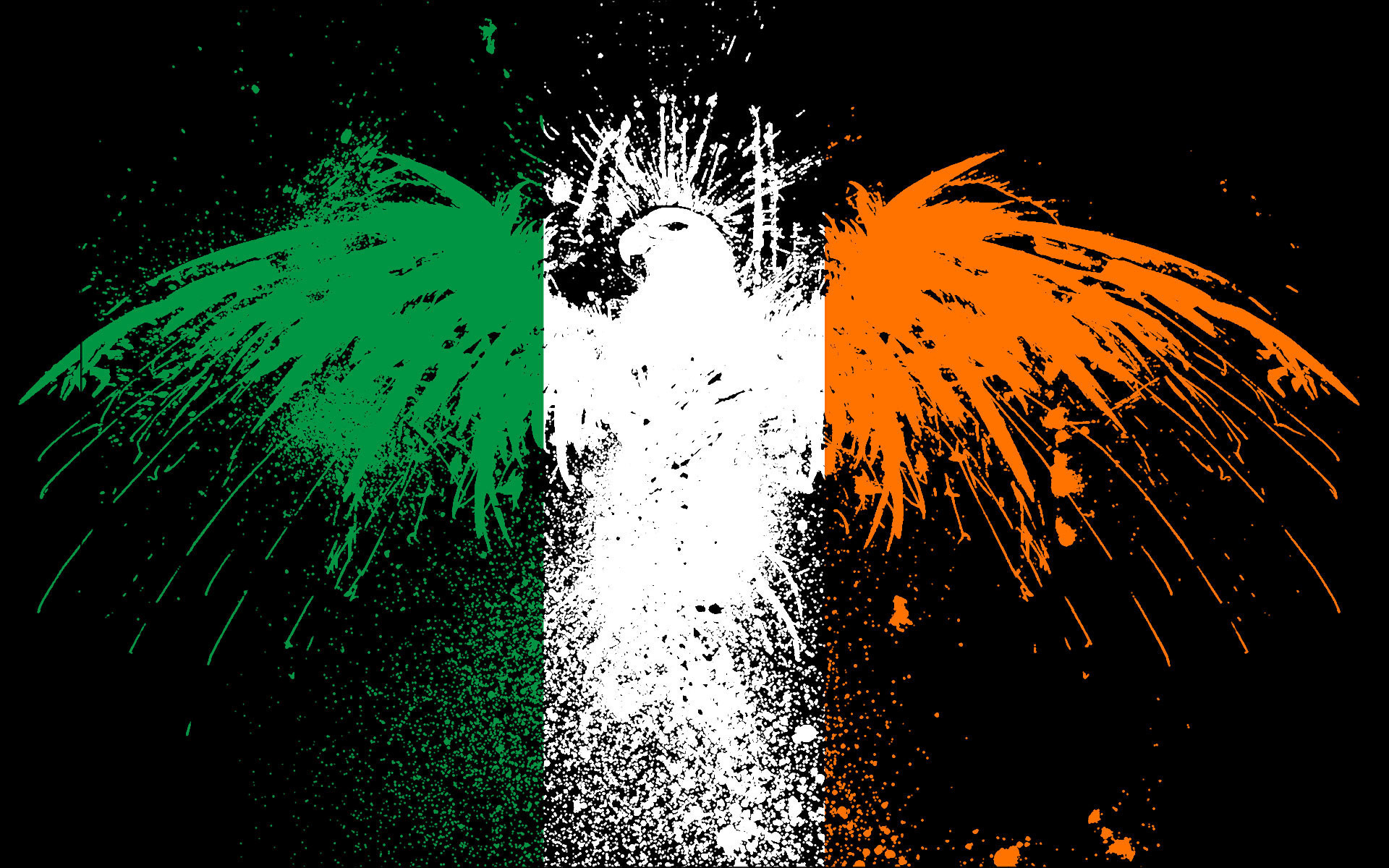 Irish Flag Eagle - HD Wallpaper 