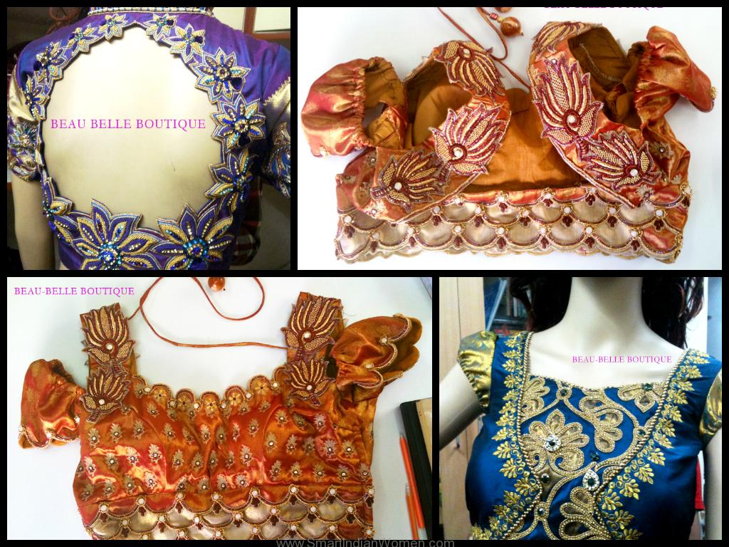 Latest Boutique Blouse Neck Designs - Indian Women Blouse Designs - HD Wallpaper 