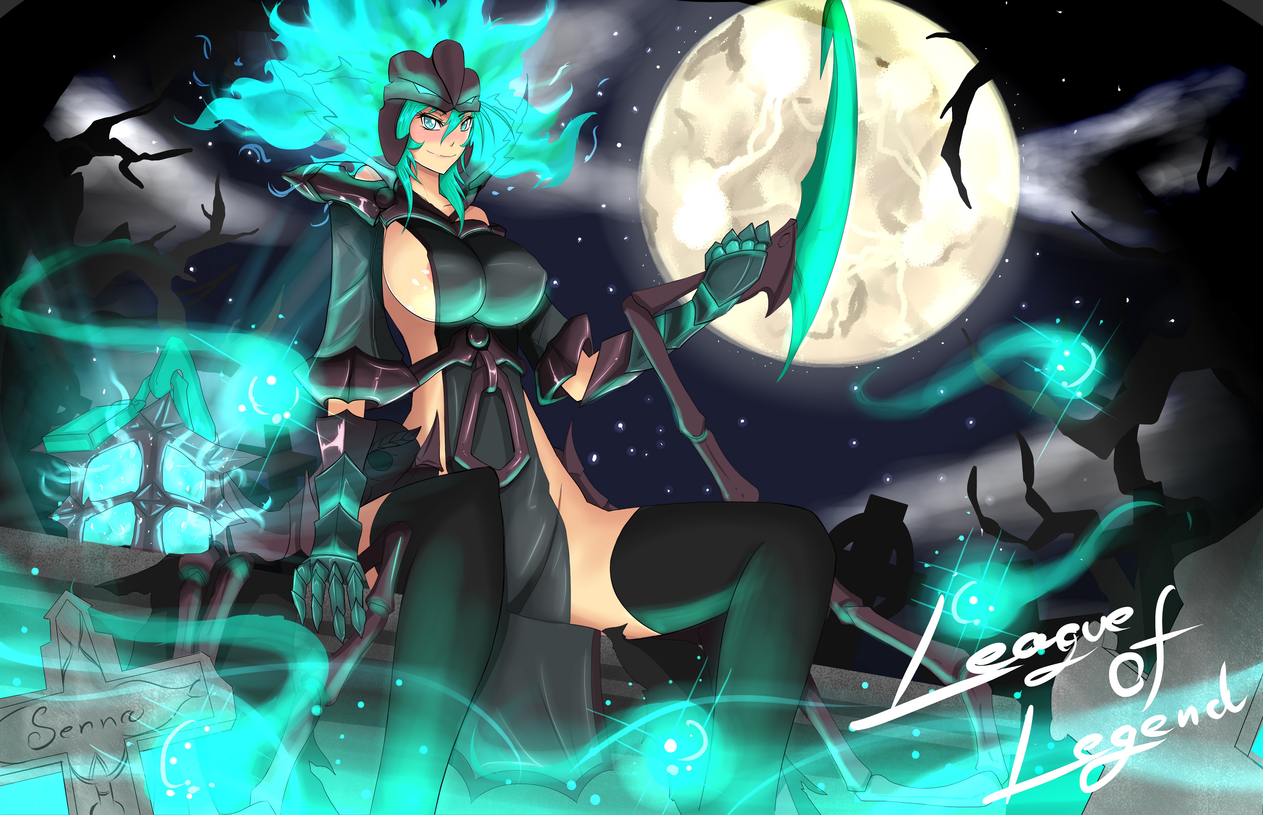 Female Thresh By Torahimemax Gender Swap Bend Hd Wallpaper - League Of Legends Thresh Hentai - HD Wallpaper 