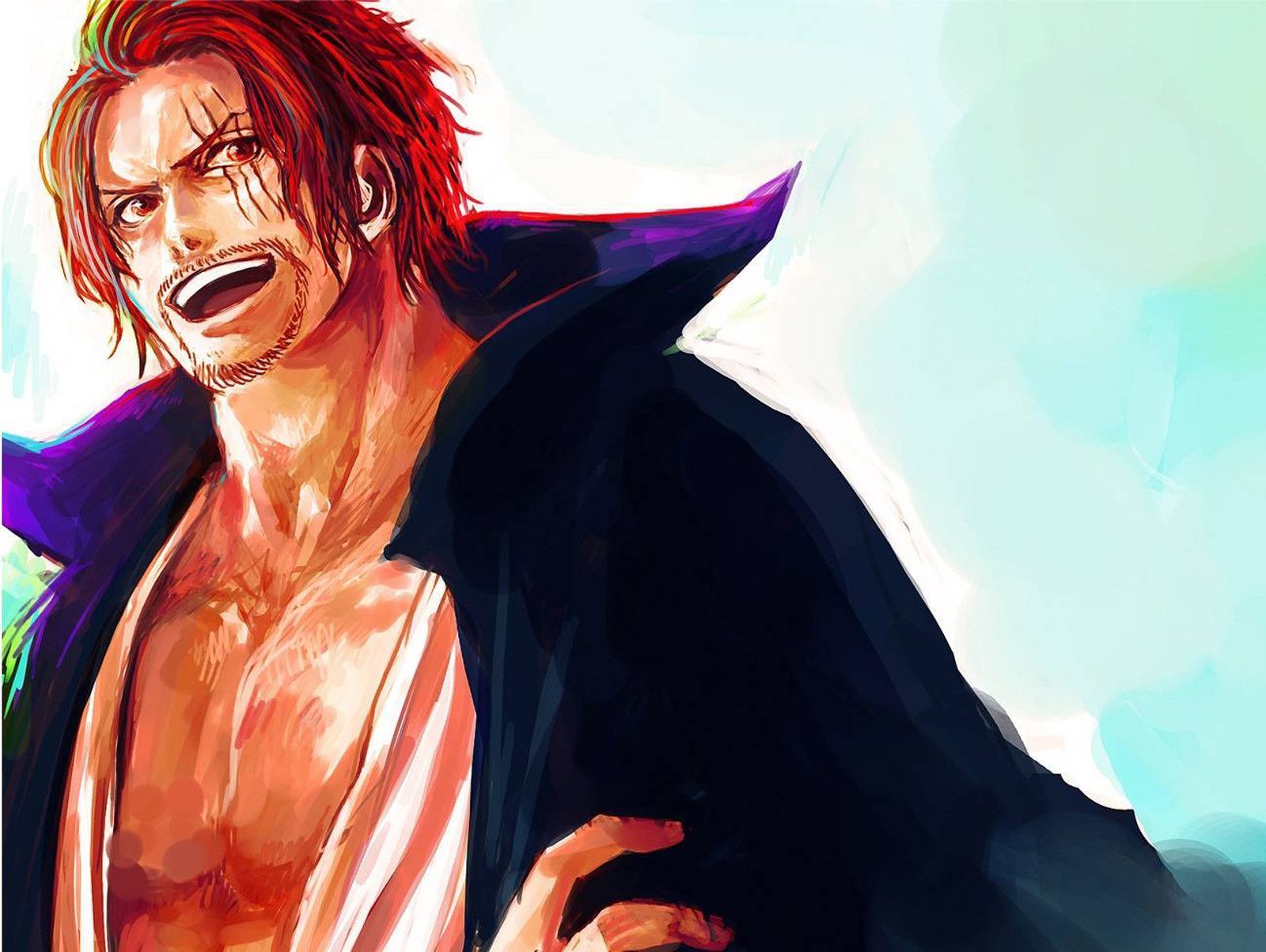 One Piece Shanks Fan Art - HD Wallpaper 