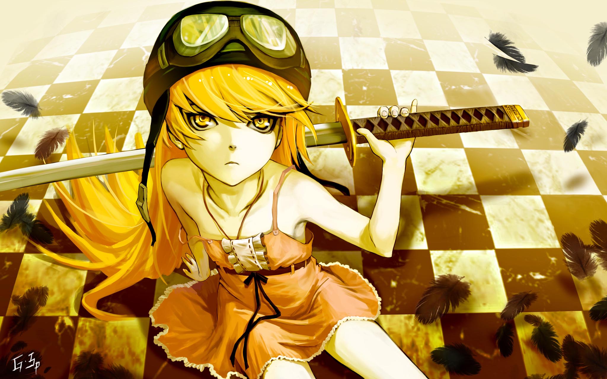 Wallpaper - Oshino Shinobu - HD Wallpaper 