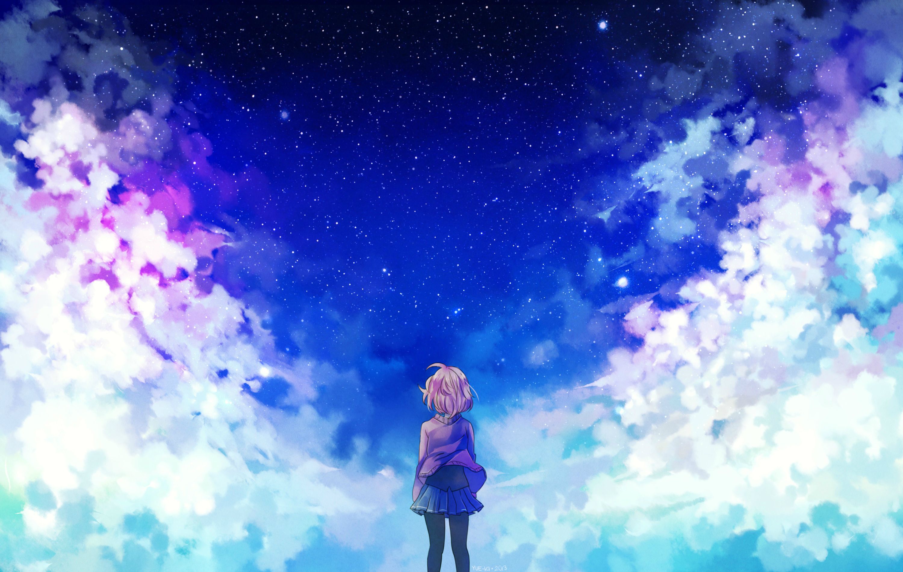 Kyoukai No Kanata - HD Wallpaper 