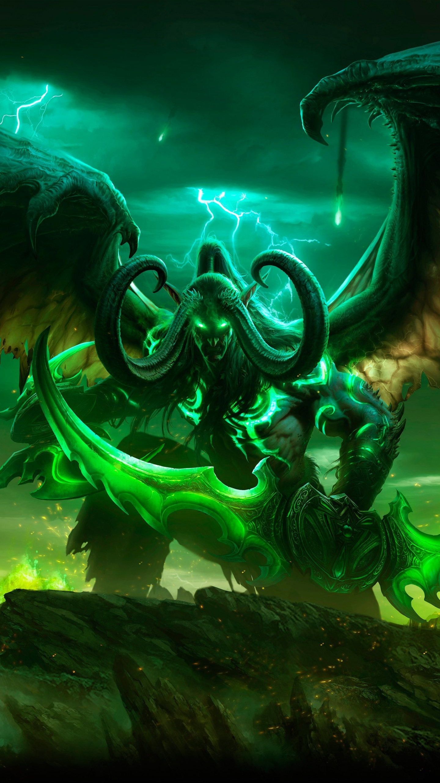 Illidan Stormrag, World Of Warcraft - HD Wallpaper 