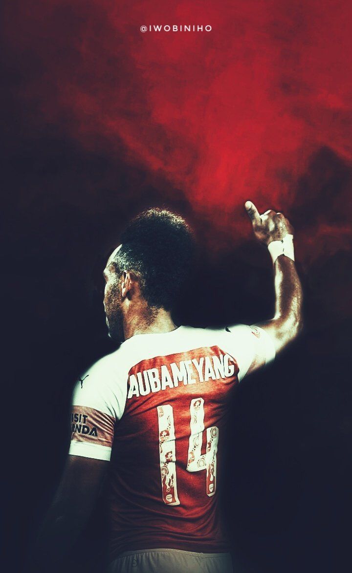 Aubameyang Wallpaper Arsenal Iphone - HD Wallpaper 