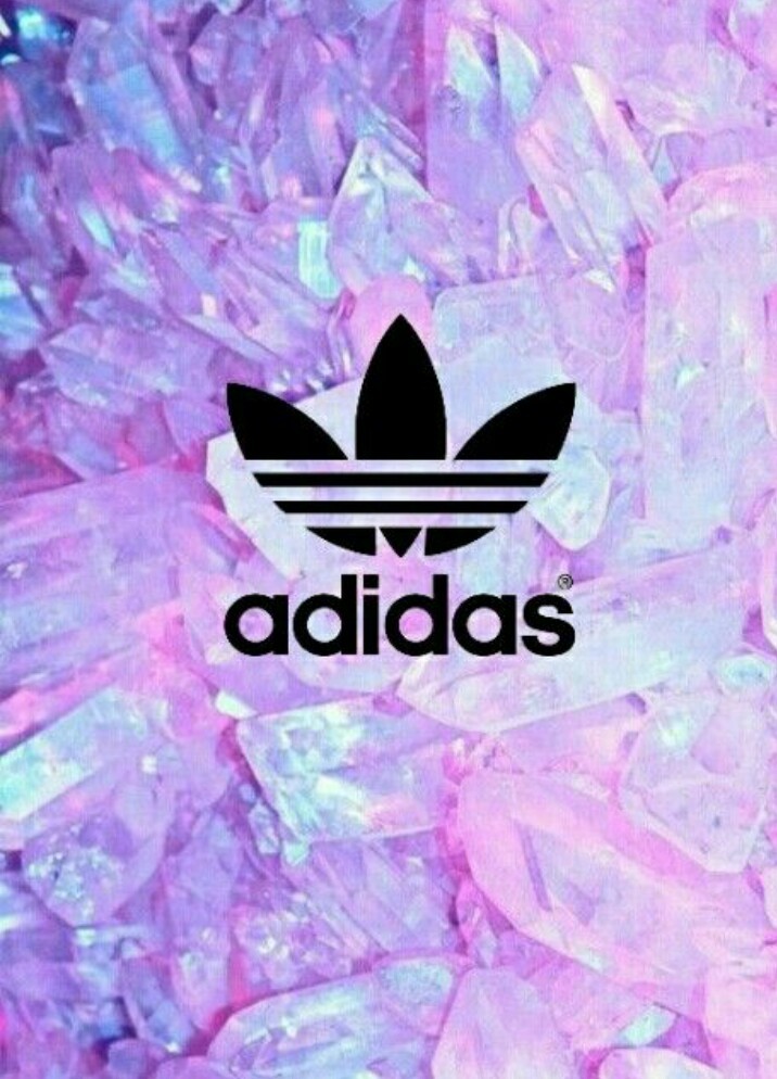 Adidas, Wallpaper, And Background Image - Pastel Pink Crystal - HD Wallpaper 