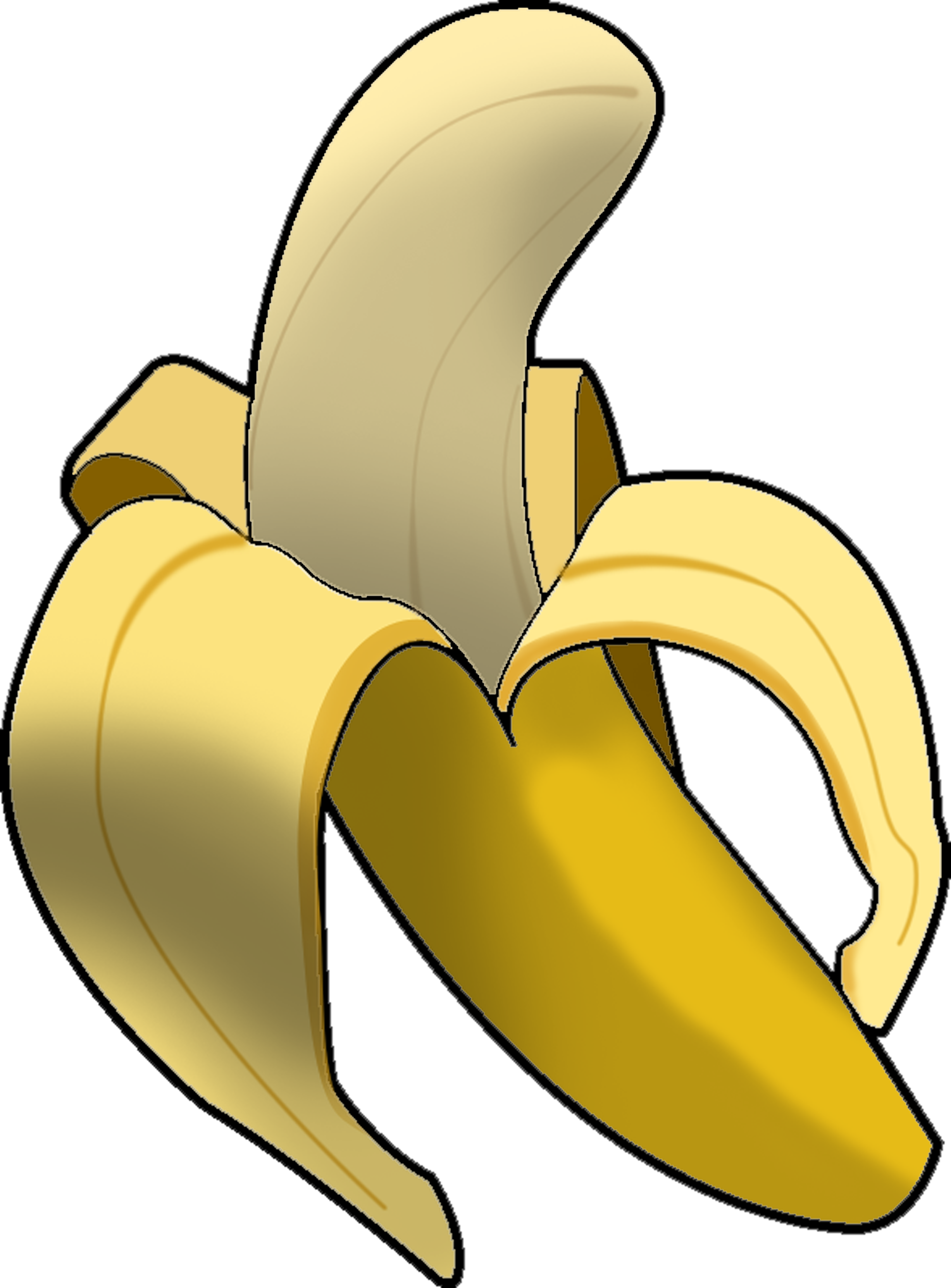 Thumb Image - Peeled Banana Clipart - HD Wallpaper 