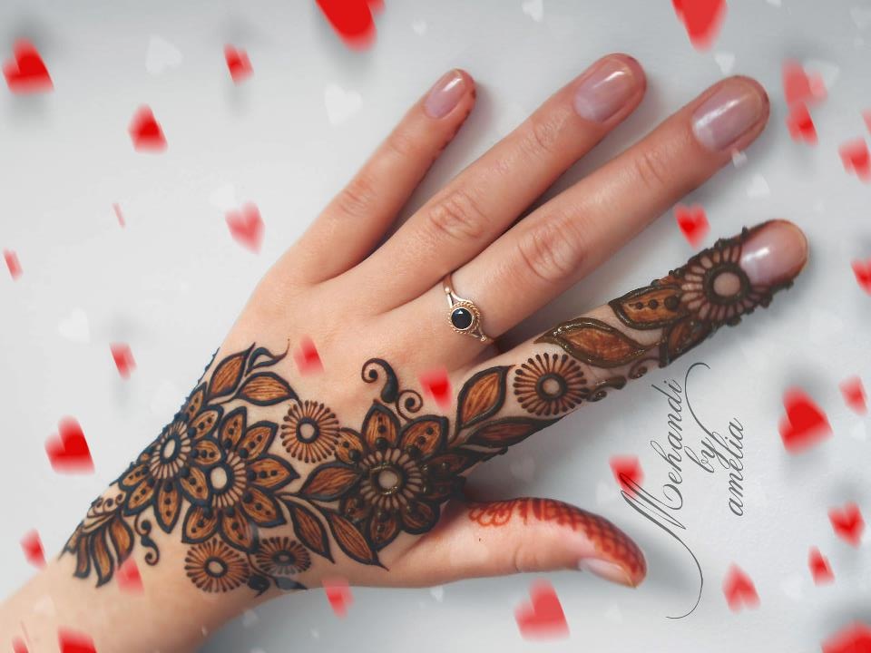 Beautiful And Unique Hands Mehandi Design Wallpapers - Motif - HD Wallpaper 