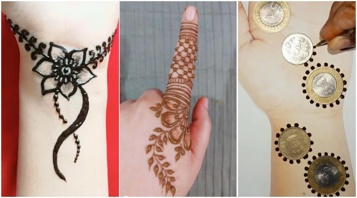 5-minute Quick Mehndi Designs For Diwali - Bracelet Mehndi Design - HD Wallpaper 