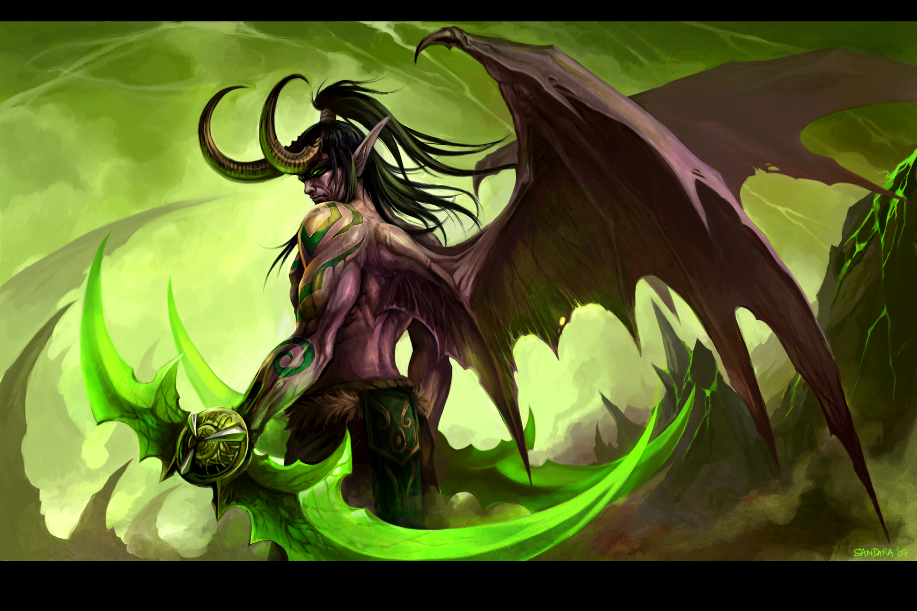 Wallpaper - Warcraft Illidan - HD Wallpaper 