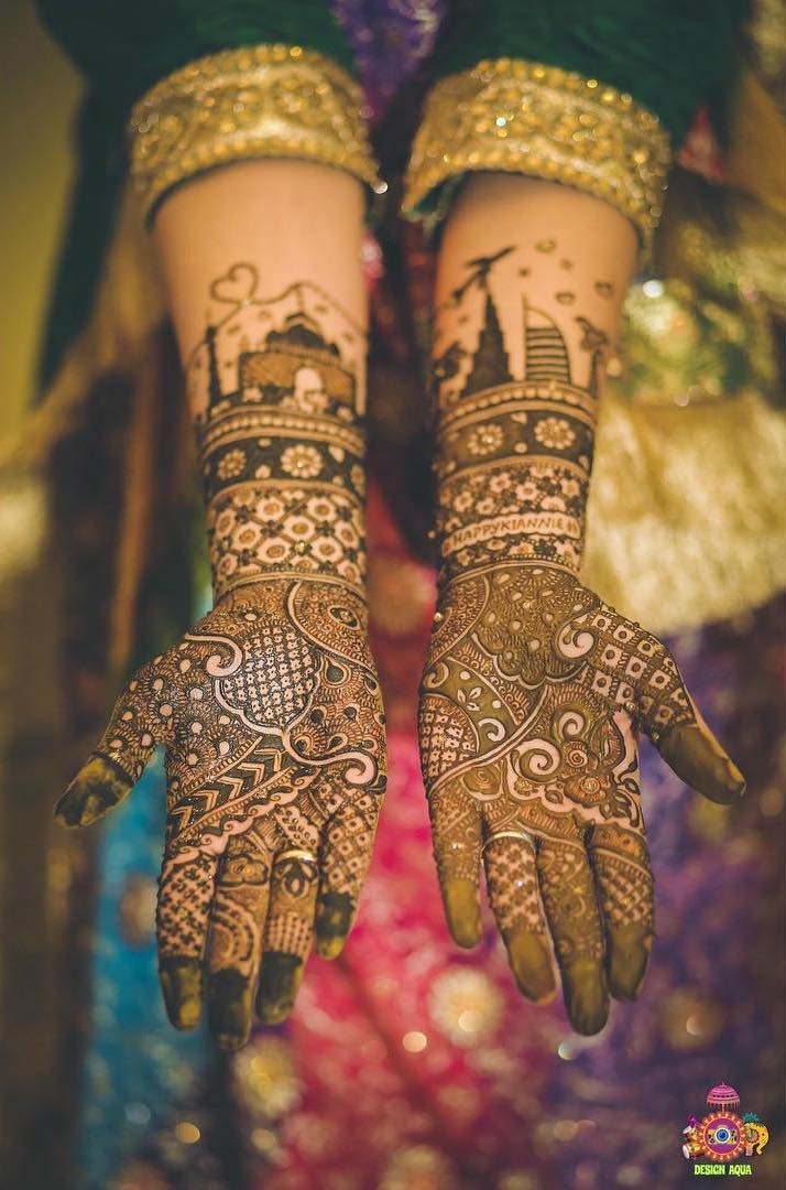 Mehndi Design Wallpaper Beautiful - HD Wallpaper 