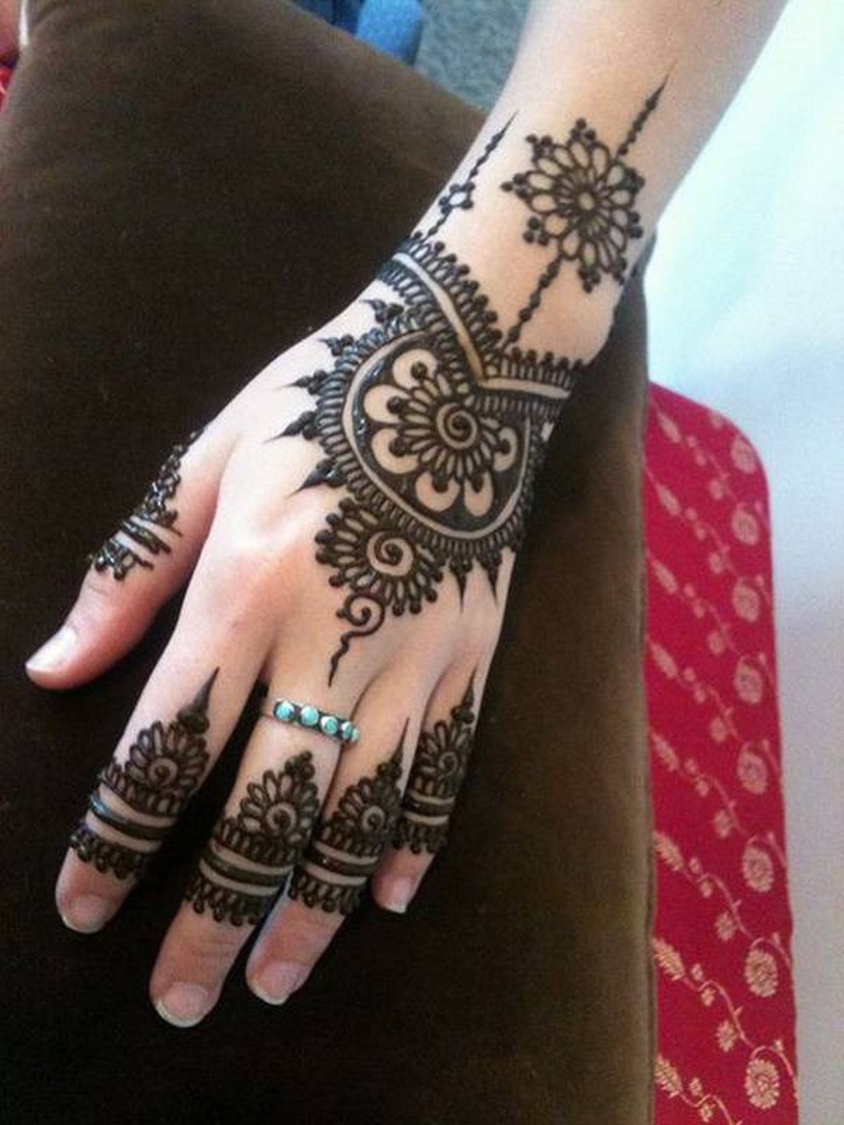 Bridal Henna Design - Back Simple Mehndi Designs - 1200x1600 Wallpaper -  