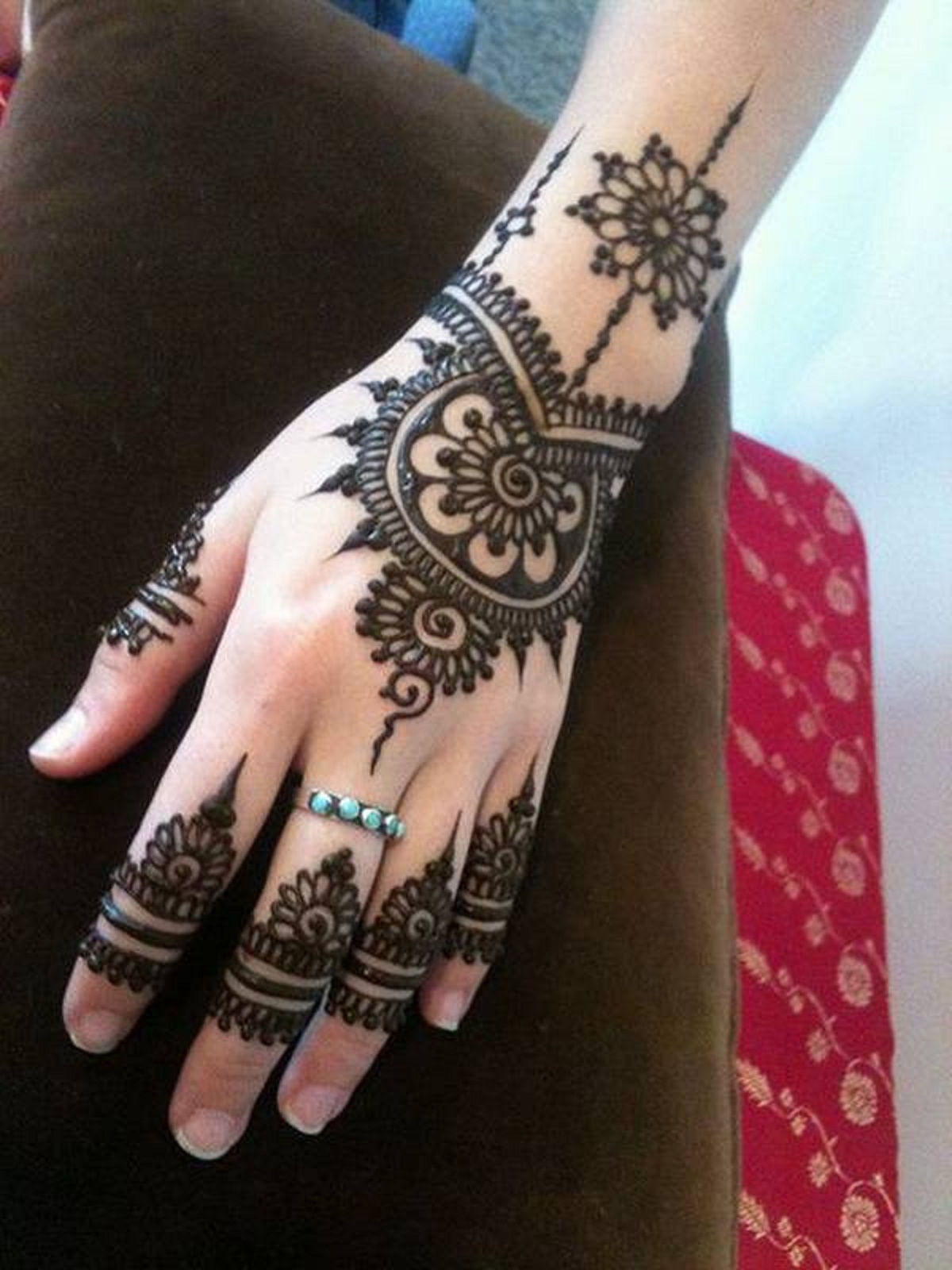 Bridal Henna Design - Back Simple Mehndi Designs - HD Wallpaper 