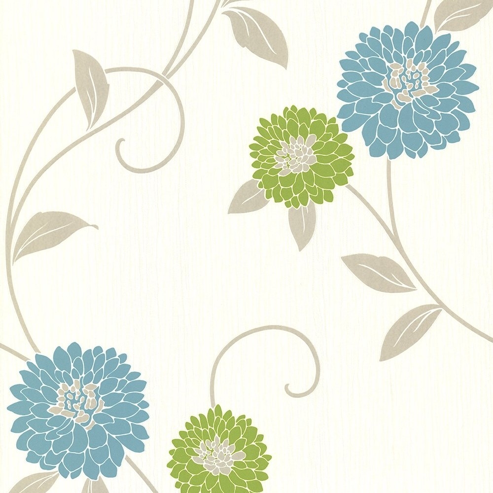 Zara Teal Green Wallpaper - Arthouse Opera Zara Neutral - HD Wallpaper 