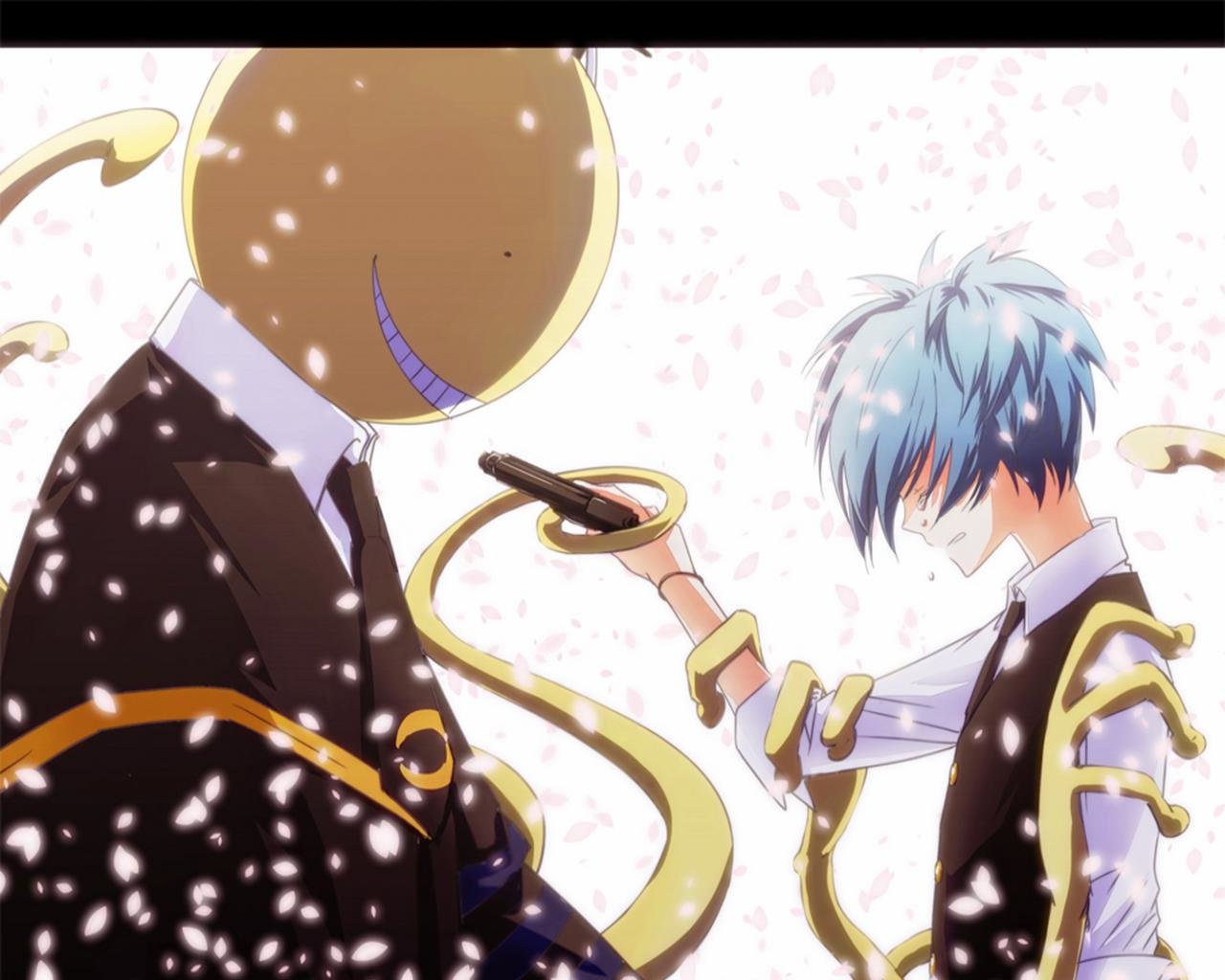 Awesome Assassination Classroom Free Wallpaper Id - Koro Sensei And Nagisa - HD Wallpaper 