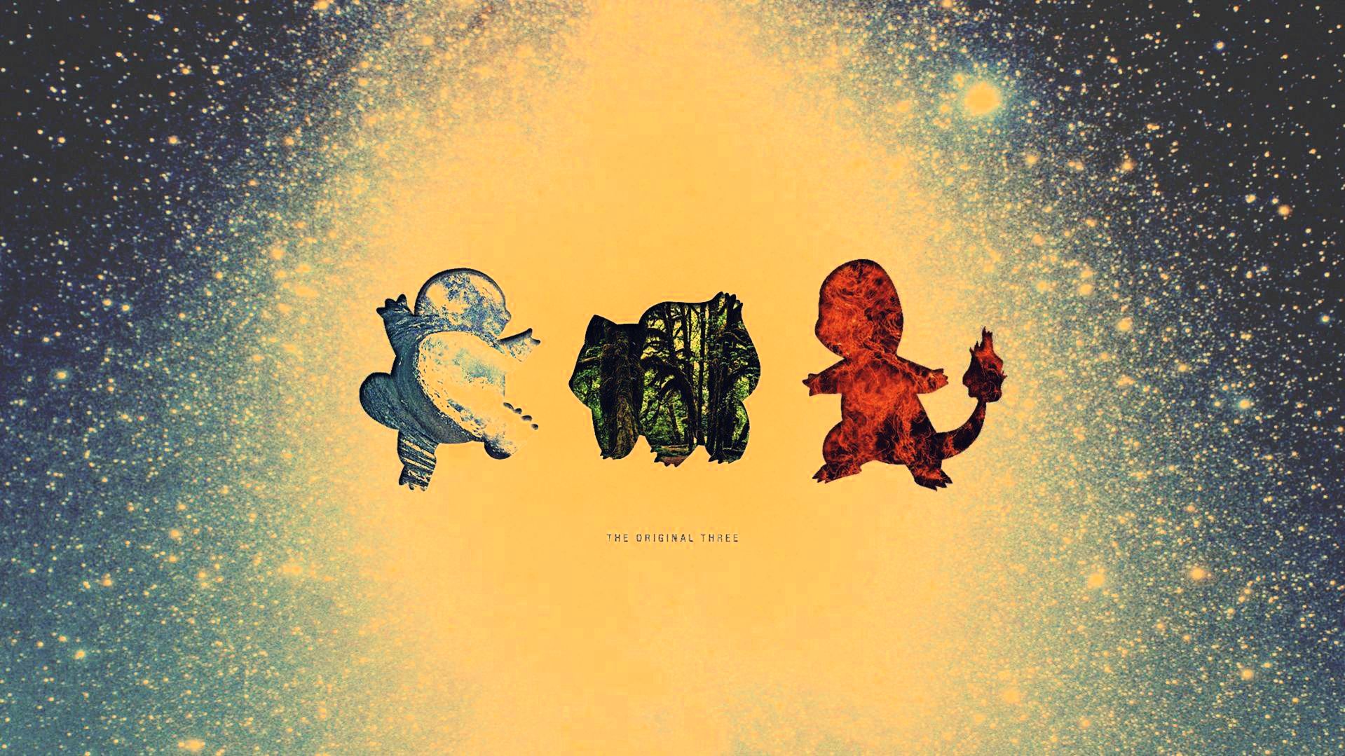 Bulbasaur Squirtle Charmander - Pokemon Anime Starter Pokeball - HD Wallpaper 