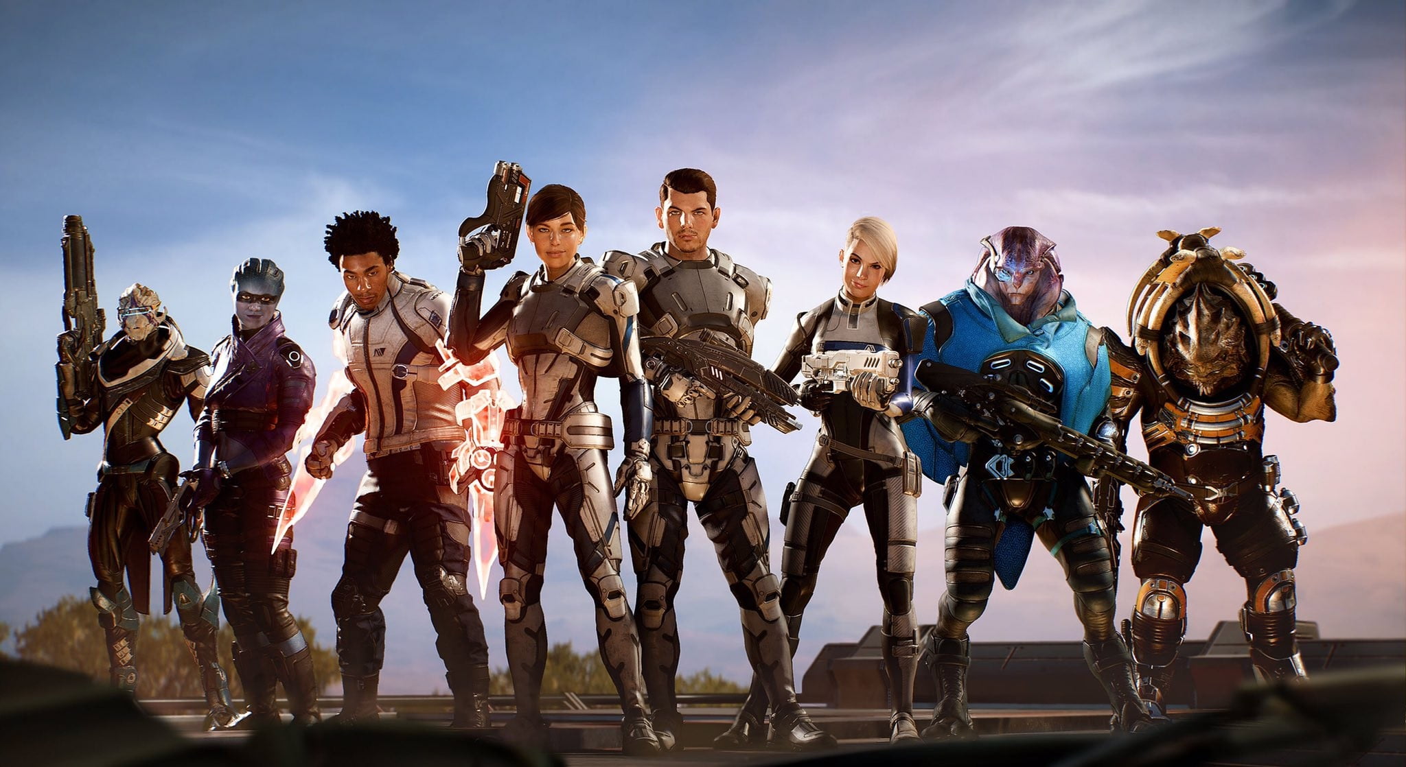 Mass Effect Andromeda Pathfinder Team - HD Wallpaper 
