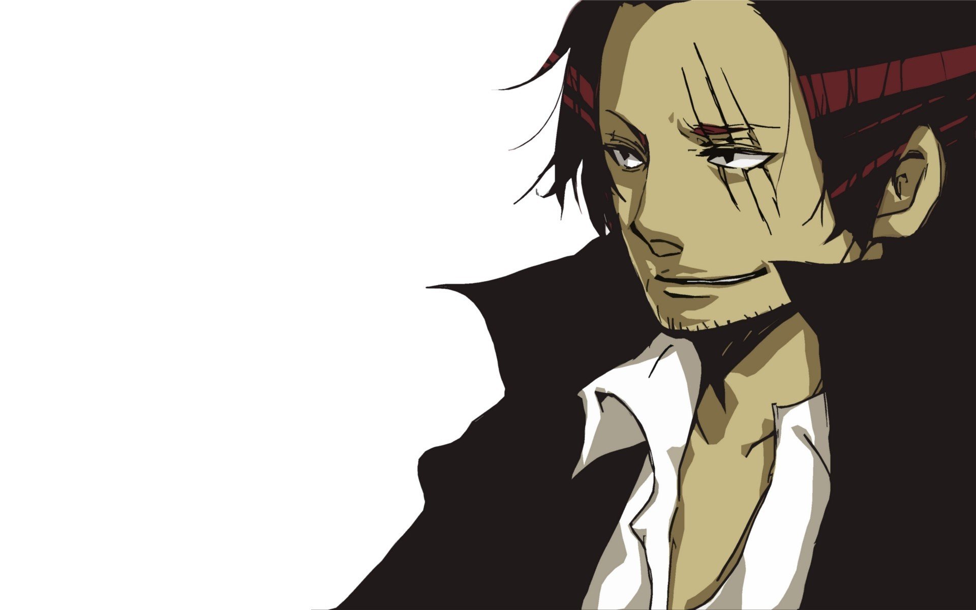 Shanks One Piece White Background - HD Wallpaper 