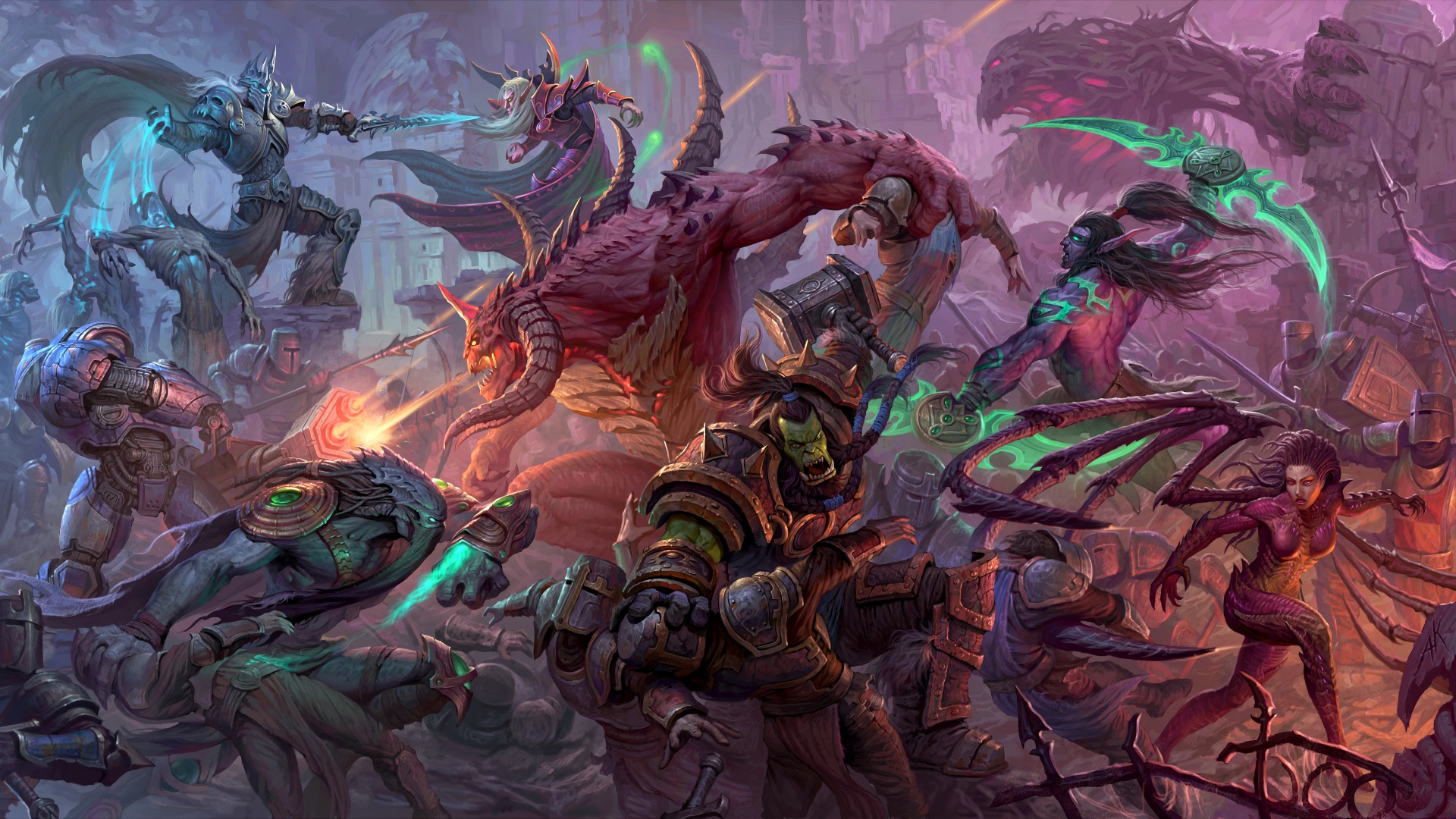 Heroes Of The Storm Art Book - HD Wallpaper 