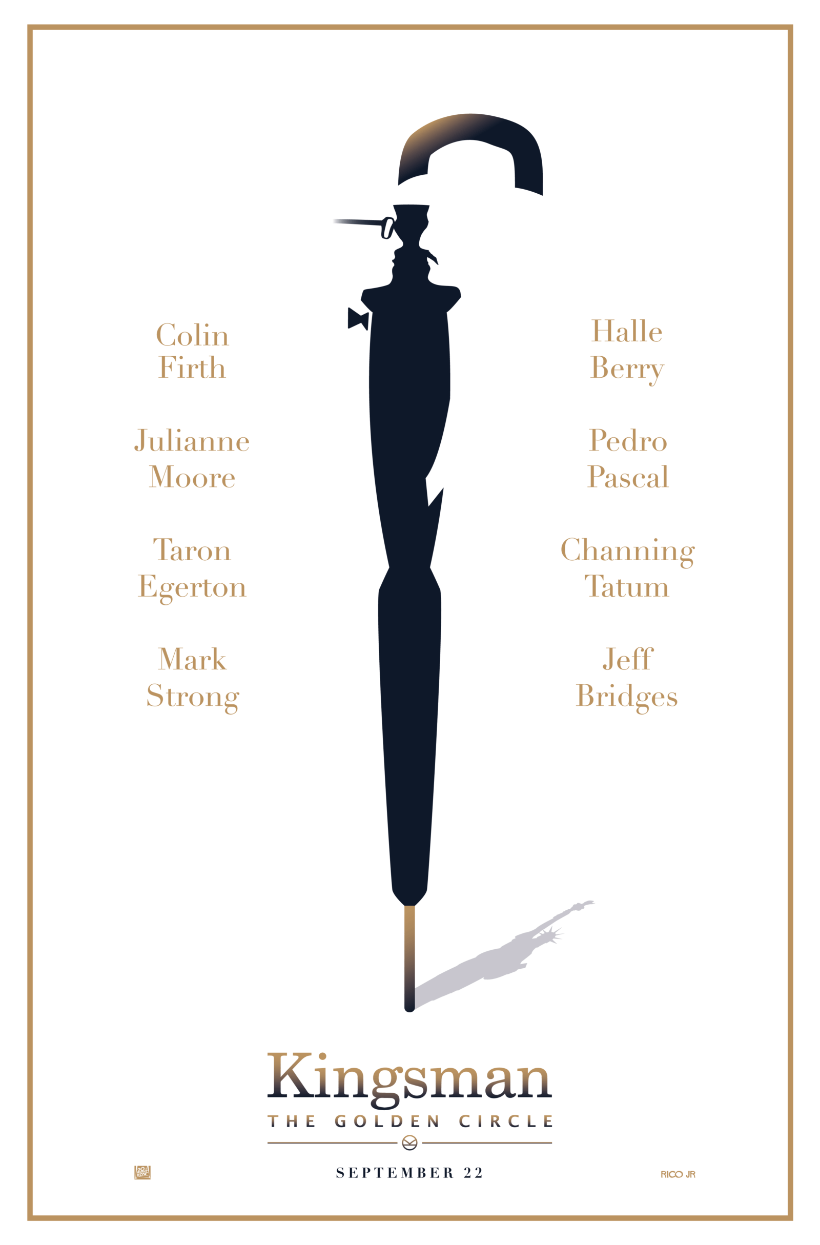 Kingsman The Golden Circle Artwork 1600x2429 Wallpaper Teahub Io