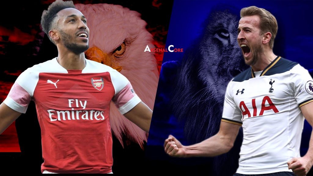 Pierre Emerick Aubameyang Harry Kane North London Derby - North London Derby 2018 - HD Wallpaper 