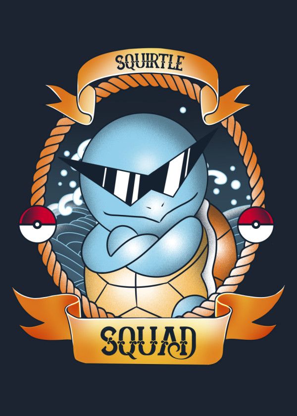 Squirtle Squad - HD Wallpaper 