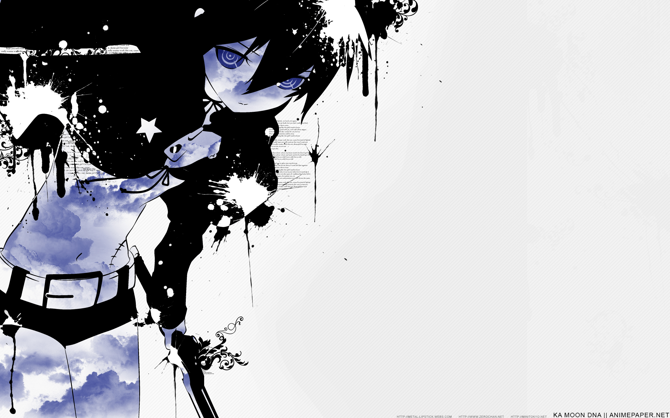 Black Rock Shooter Wallpaper - HD Wallpaper 
