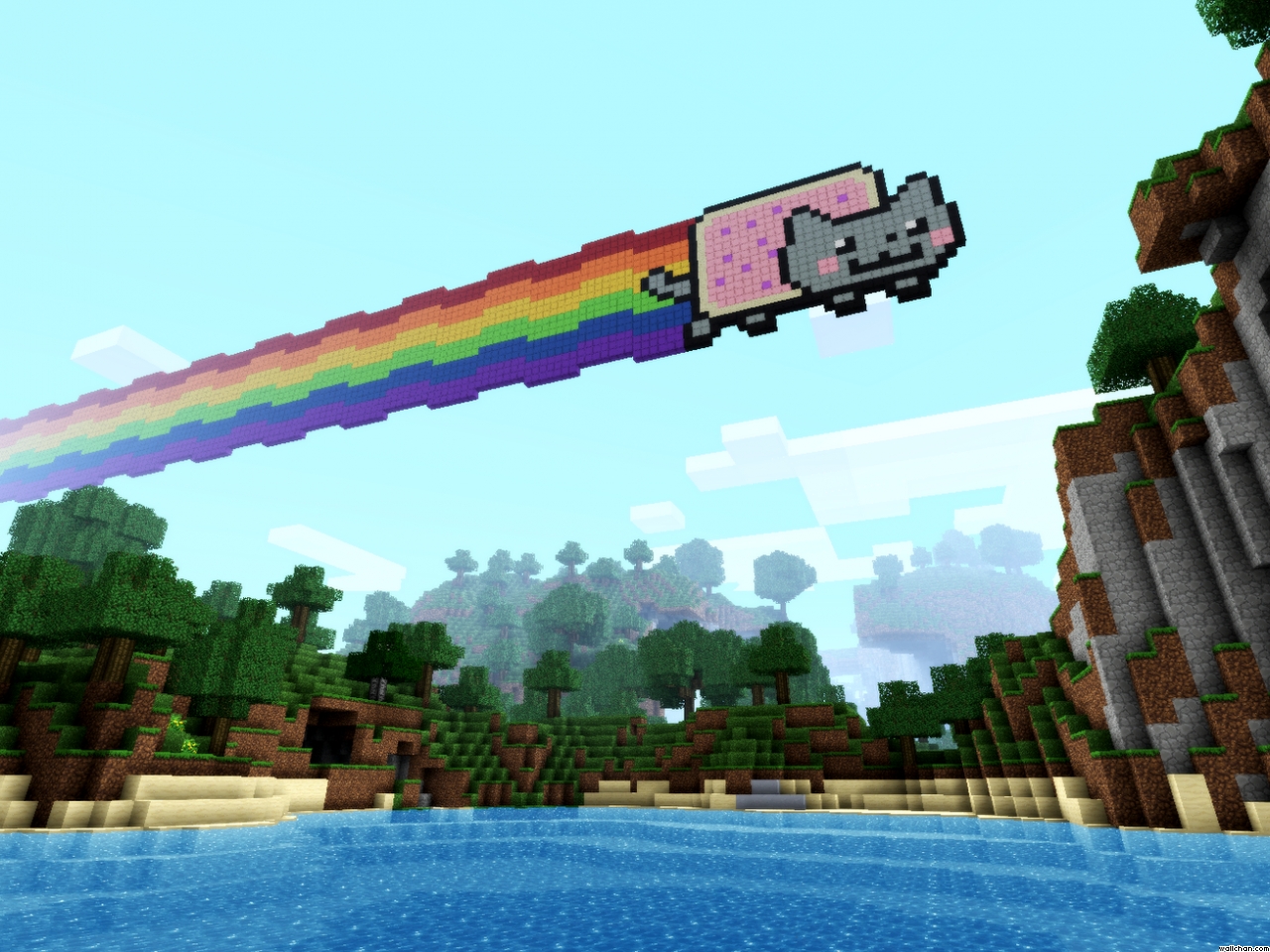 Nyan Cat Wallpaper - Nyan Cat Wallpaper Hd - HD Wallpaper 
