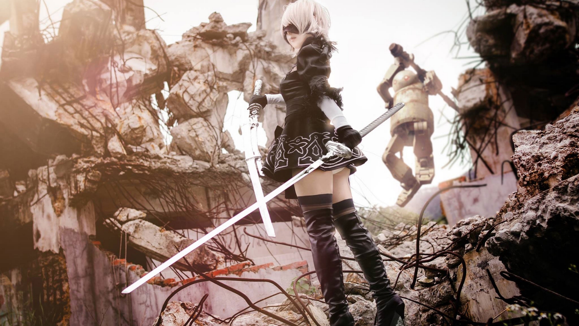 Nier Automata Cosplay 9 - Nier: Automata - HD Wallpaper 