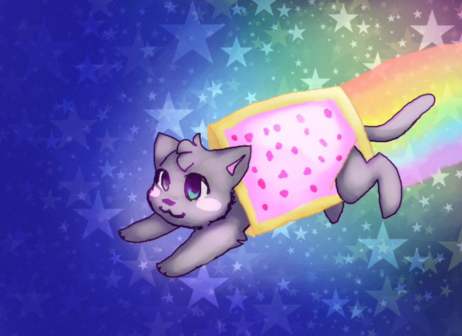 Nyan Cat Nyan Cat, Cat Wallpaper, Cats - Nyan Cat Wallpaper Cute - HD Wallpaper 