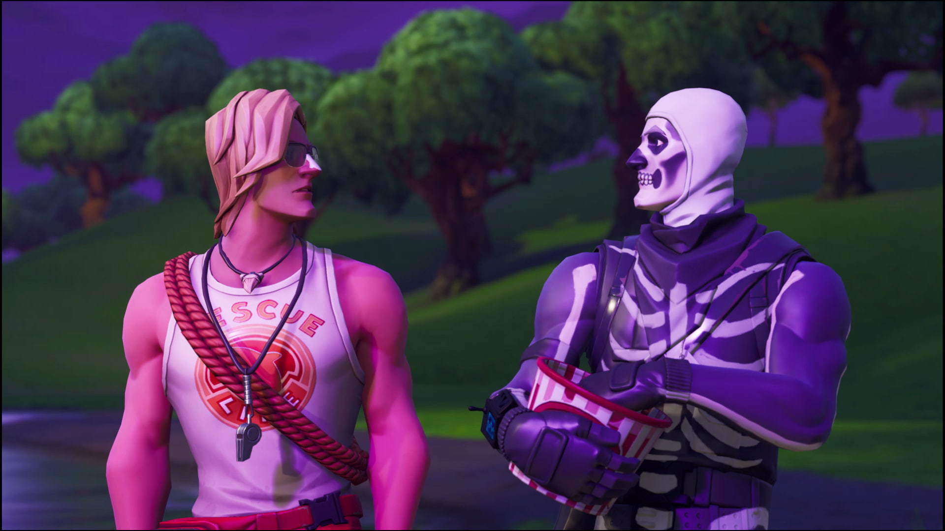 Fortnite Skull Trooper 1920x1080 Wallpaper Teahub Io
