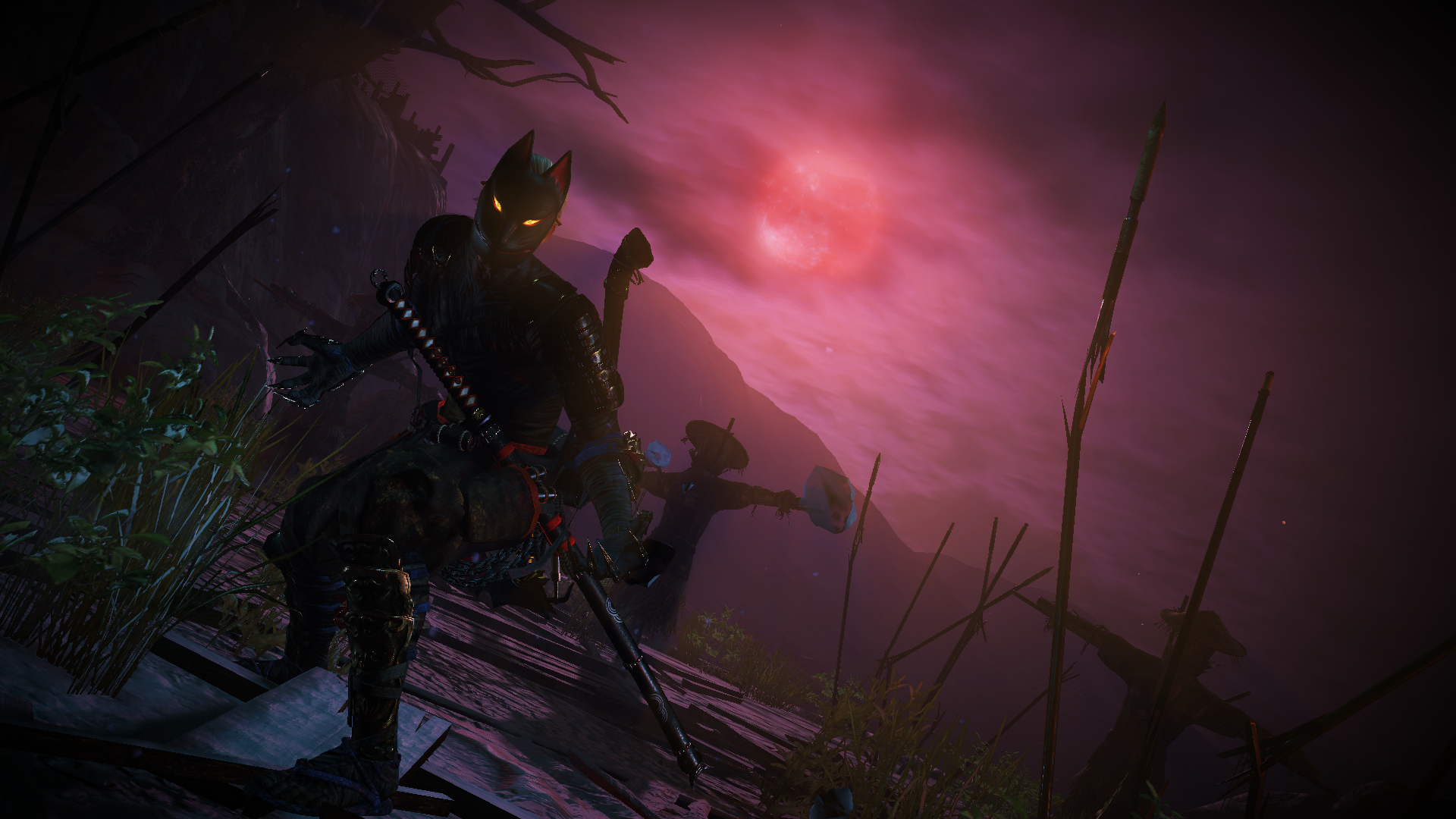 Nioh Black Fox Mask - HD Wallpaper 