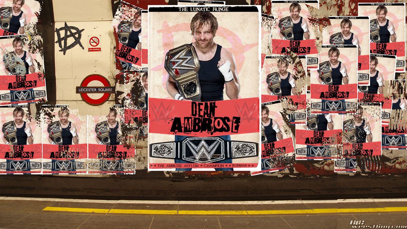 Dean Ambrose Us Champion 2017 - HD Wallpaper 