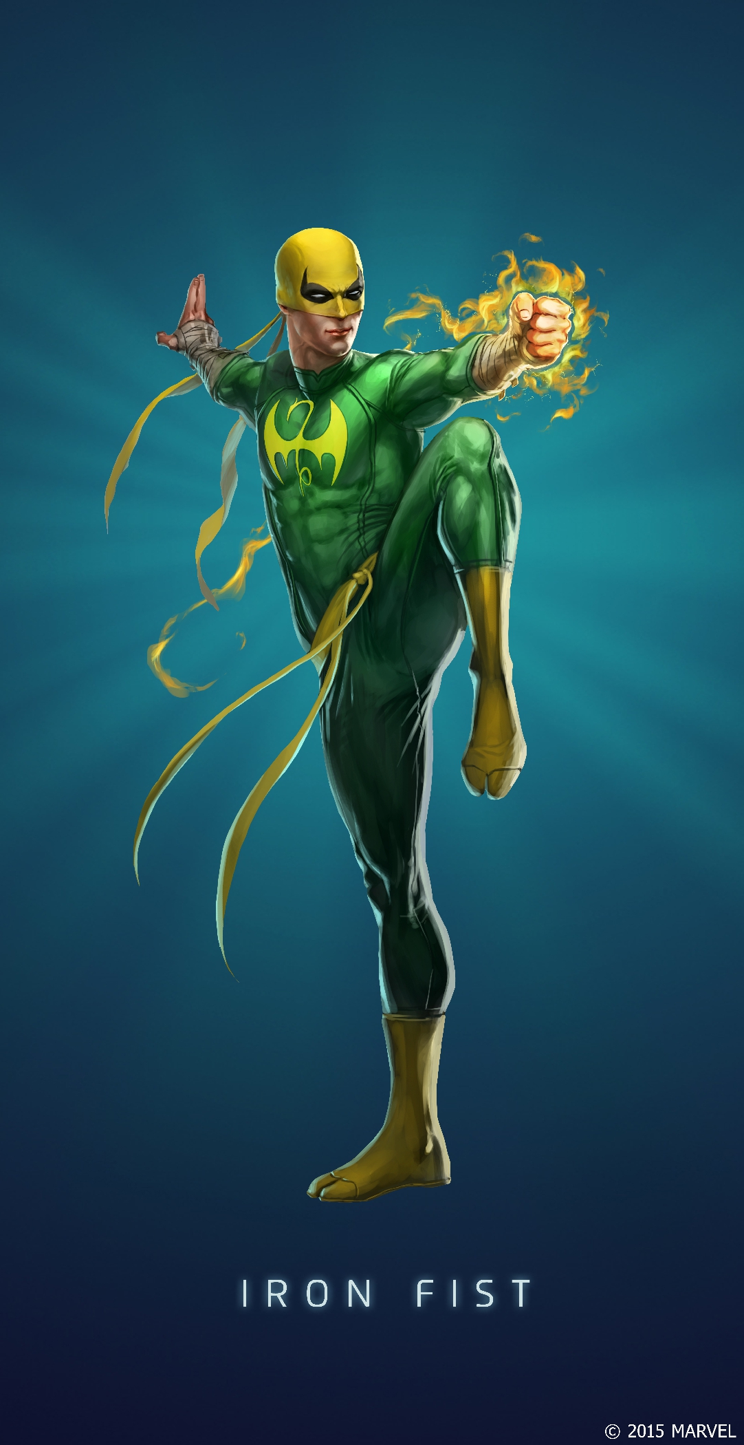 Iron Fist Wallpaper - 1082x2100 Wallpaper - teahub.io