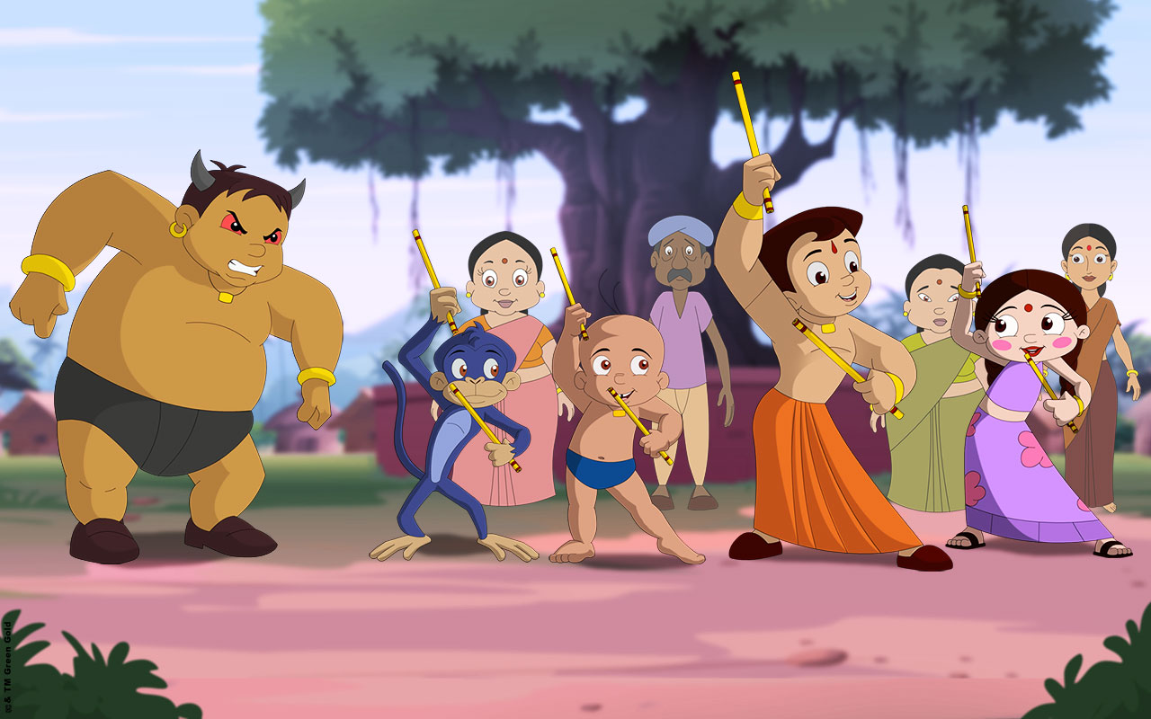 Chota Bheem All Characters 1280x800 Wallpaper Teahub Io