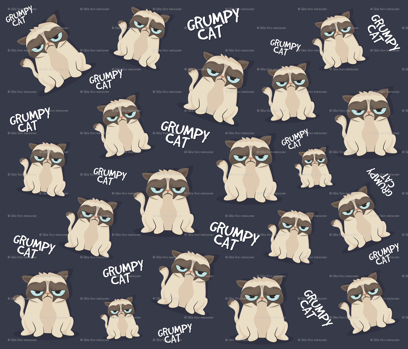 Grumpy Cat - HD Wallpaper 
