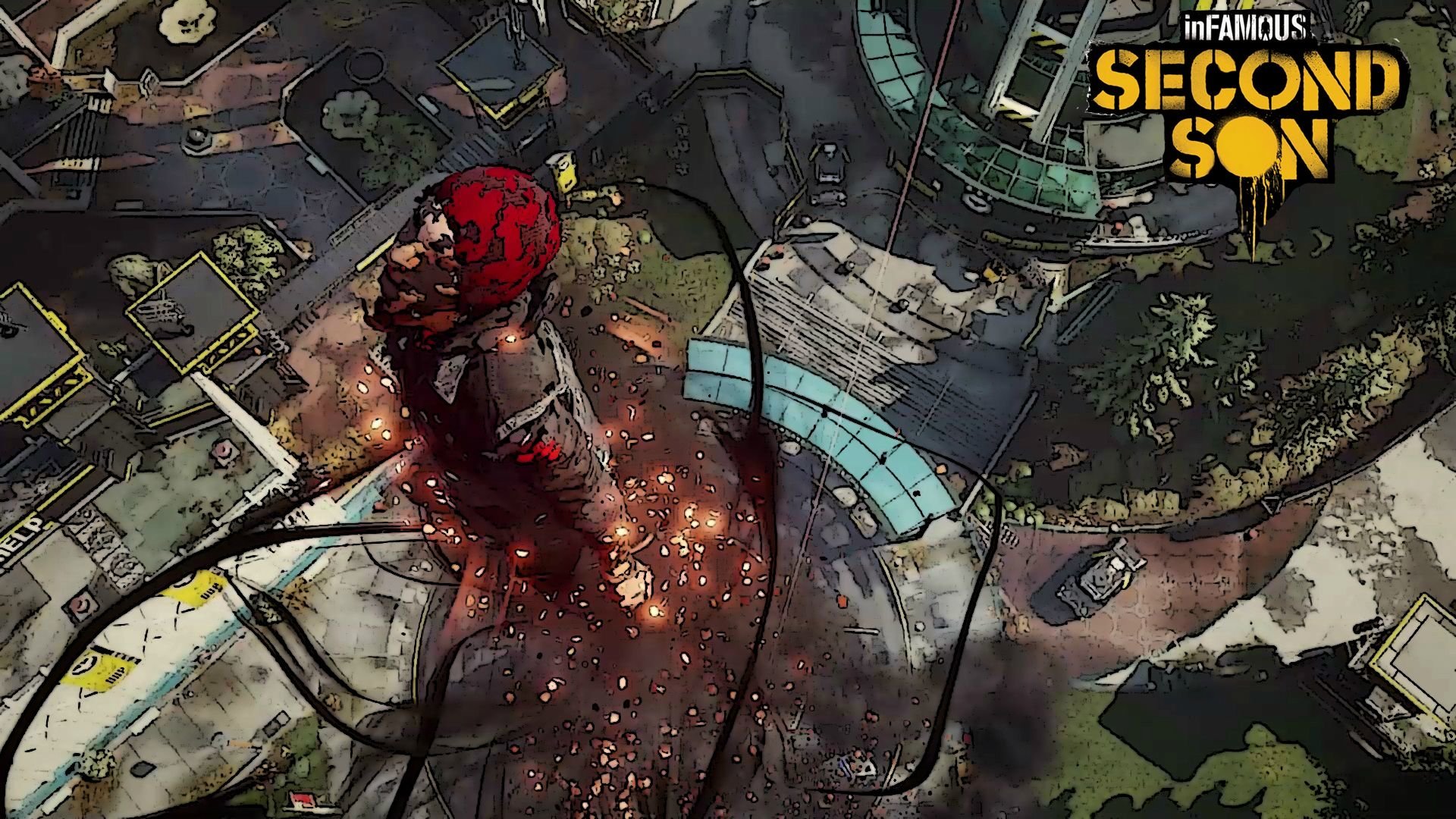 Infamous Second Son Desktop Wallpaper Hd - HD Wallpaper 