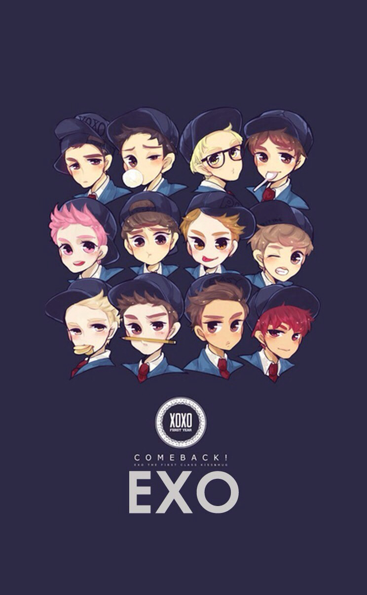 Anime, Baekhyun, Chanyeol - HD Wallpaper 