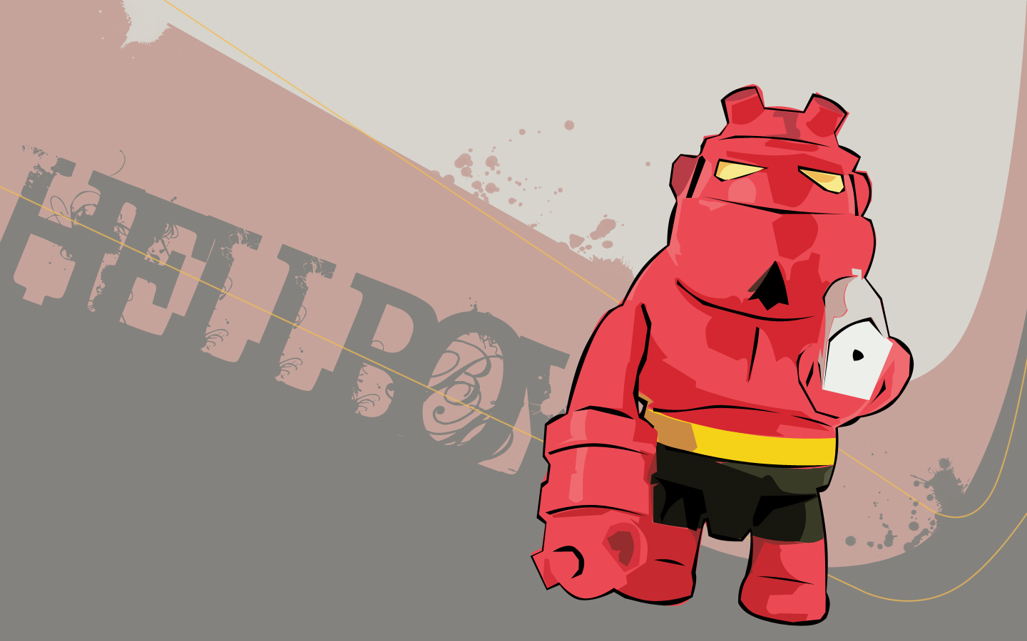 Mały Hellboy - HD Wallpaper 
